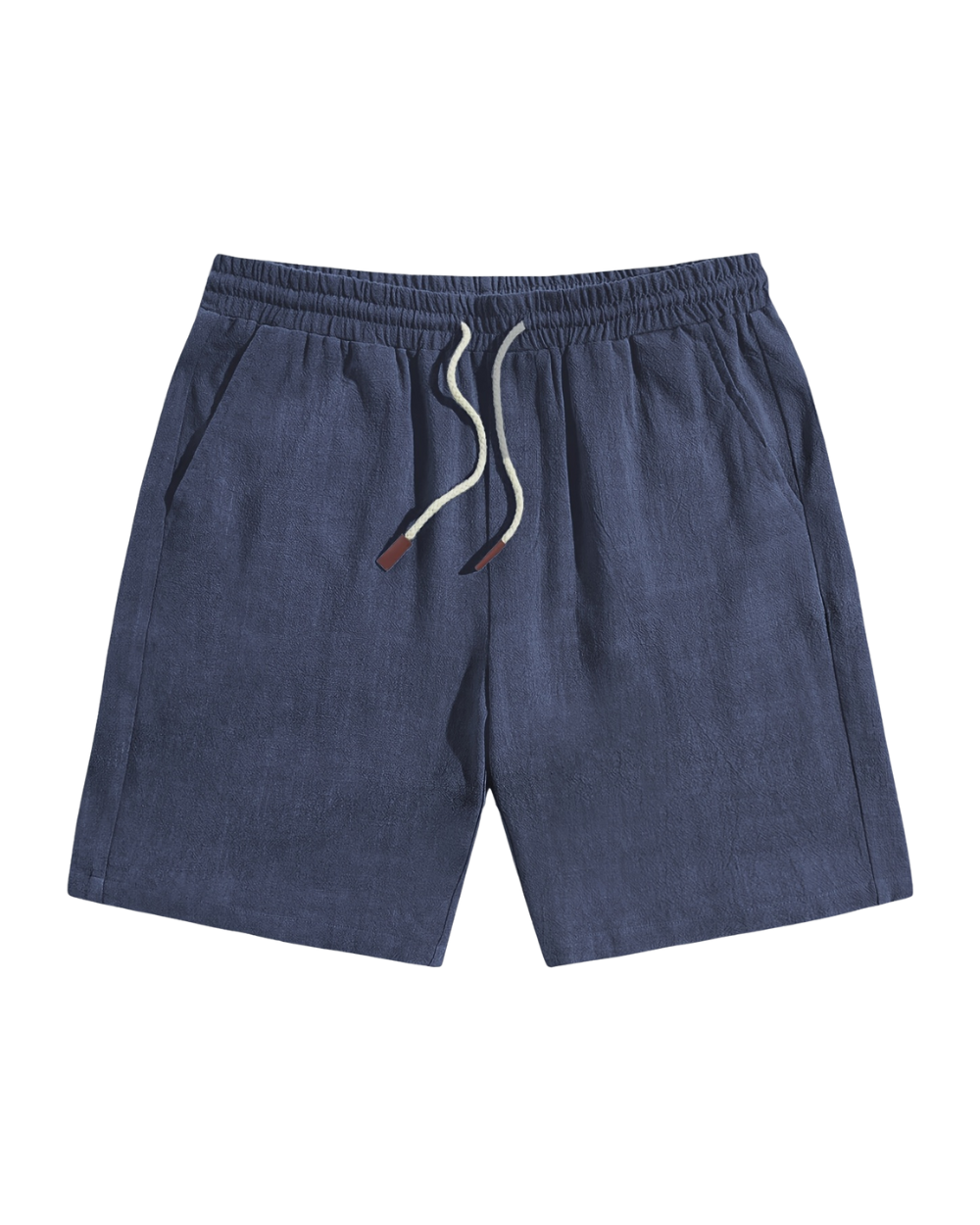 Afslappede shorts i hør