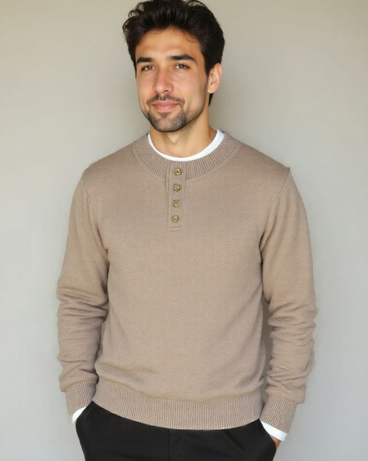 Valdemar™ | Strikjakke med Bælte