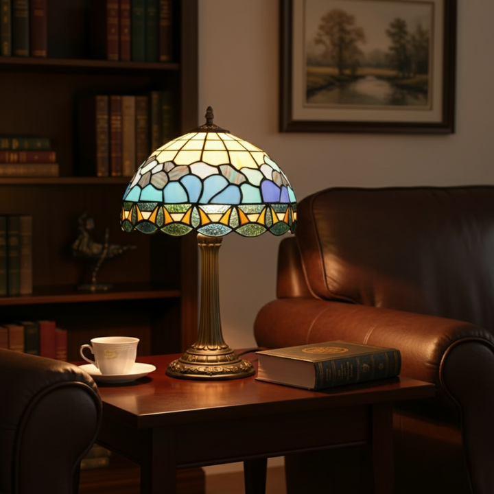 Vibrant Rose-inspireret Lampe