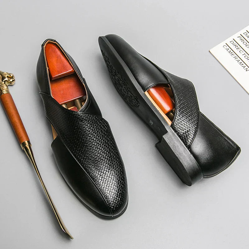 Vintage Læder Loafers