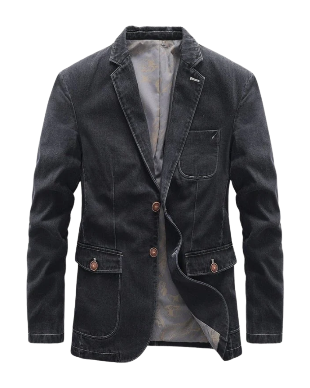 Chic bomuldsblazer