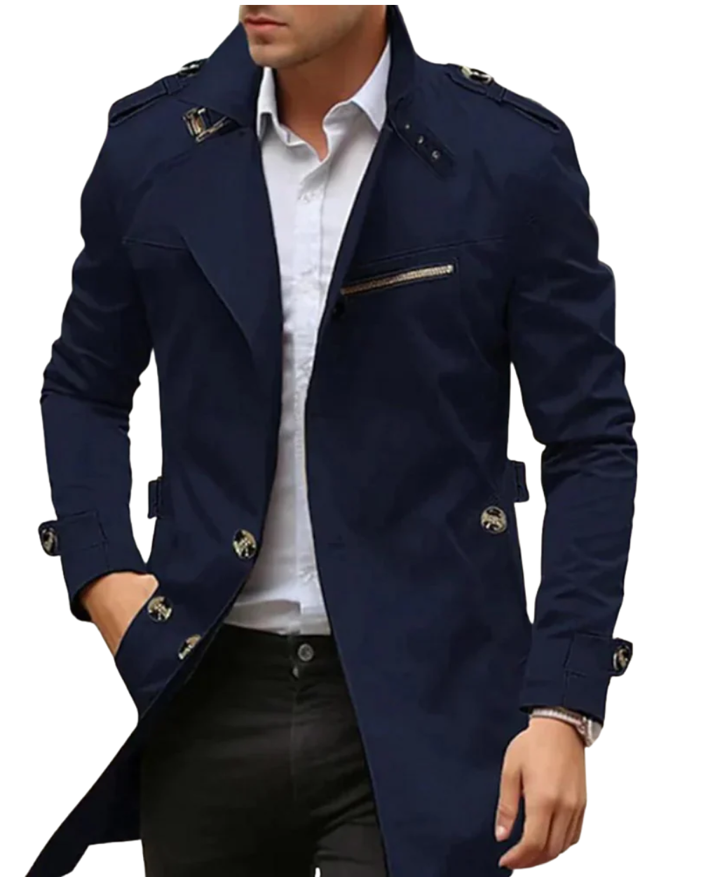 Elegant Herre Trenchcoat