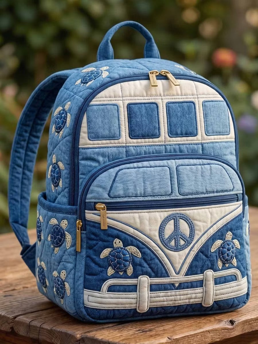 Boho Rygsæk — Denim & Havets Skildpadder
