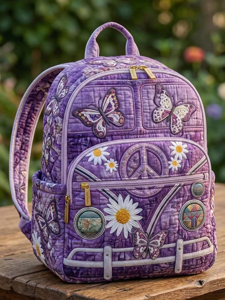 Boho Rygsæk — Sommerfugle & Fred