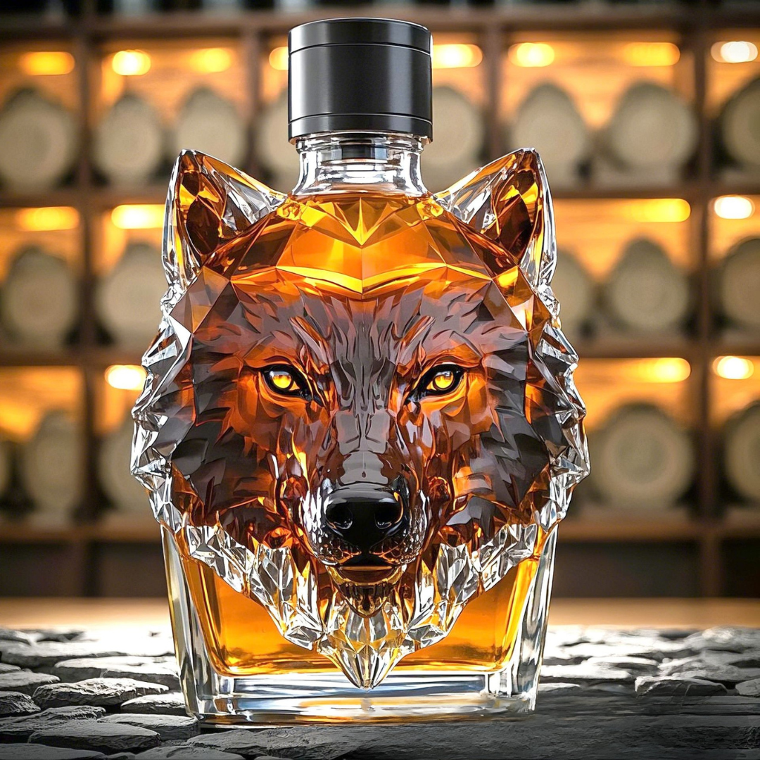 Wolf Whisky Flaske