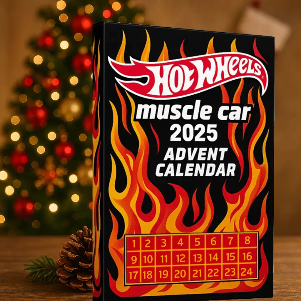 Hot Sale - 50% RABAT - Hot Wheels Muskellegetøjsbil Adventskalender - 24 DAGE 2025 