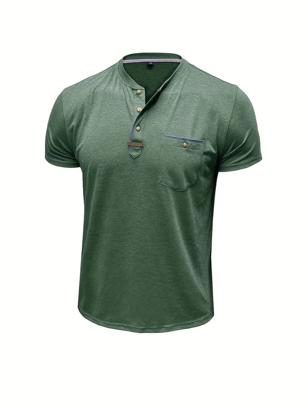 Savrani™ | Elegant T-shirt med rund hals og lomme