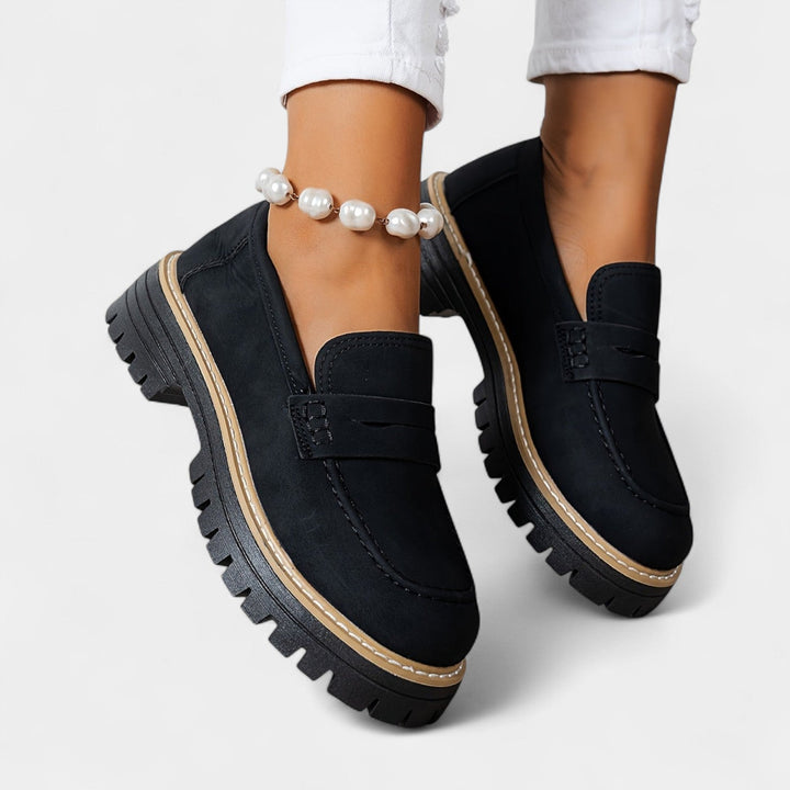 Michaela – Loafers med tykke såler