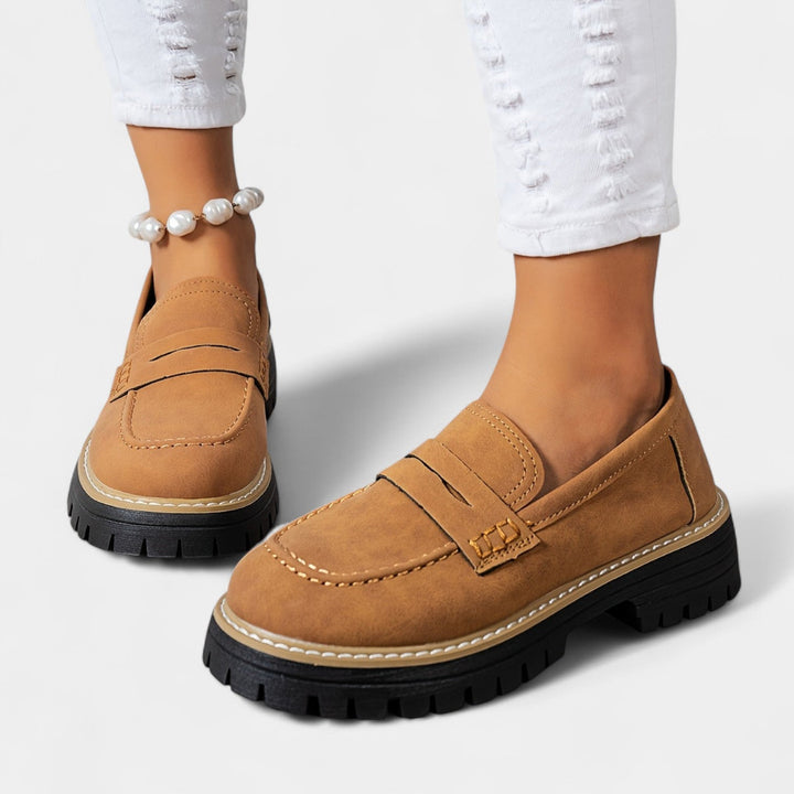 Michaela – Loafers med tykke såler