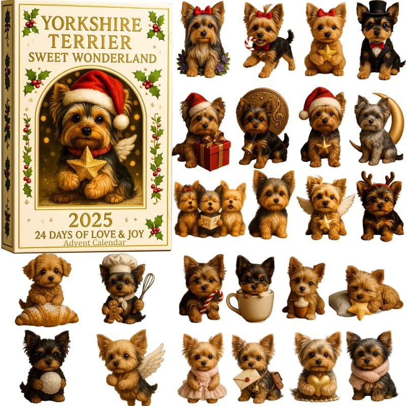 Yorkshire Terrier Sødt Eventyrland | Adventskalender 2025