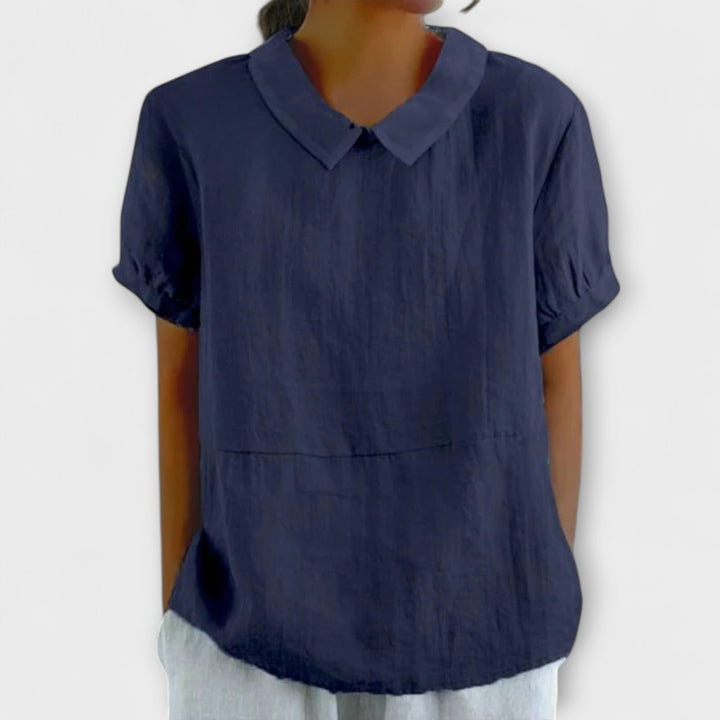 Lia | Kortærmet bluse