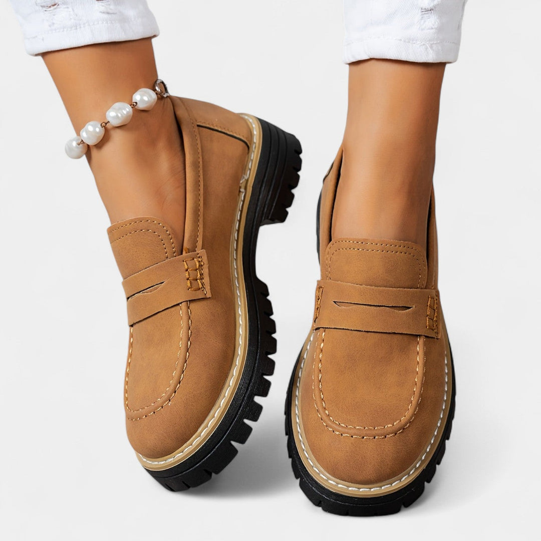 Michaela – Loafers med tykke såler