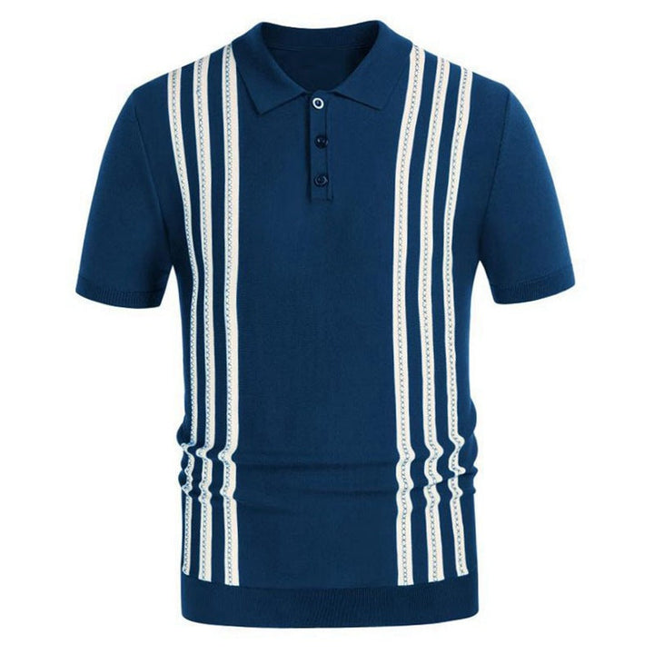 Savrani™ | Poloshirt med striber, afslappet design.