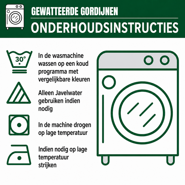 Yvonne - Polstrede gardiner Glitrende Stier
