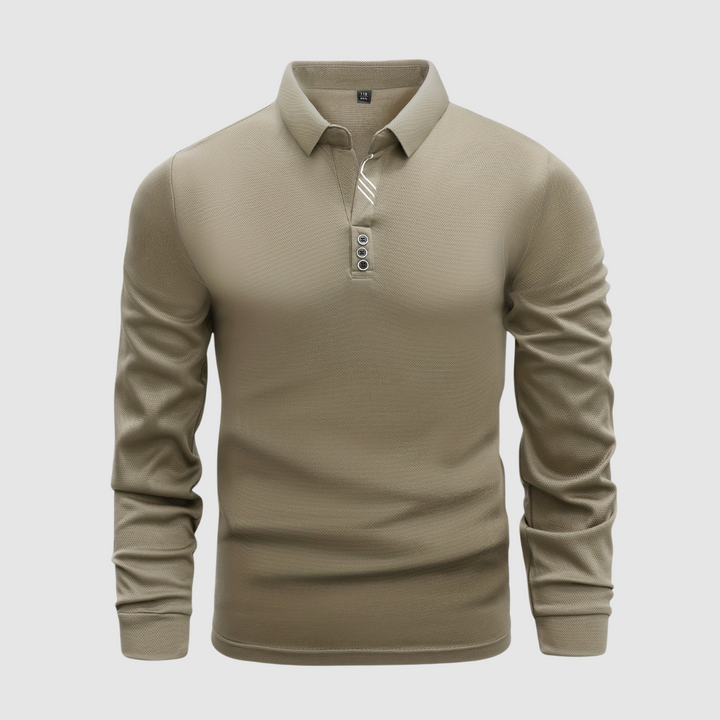 Nikolaj | Premium Langærmet Polo 