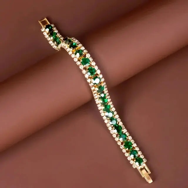 Gul og Grøn Armbånd