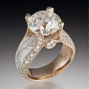 Vintage Ring Honning Zirkoner 