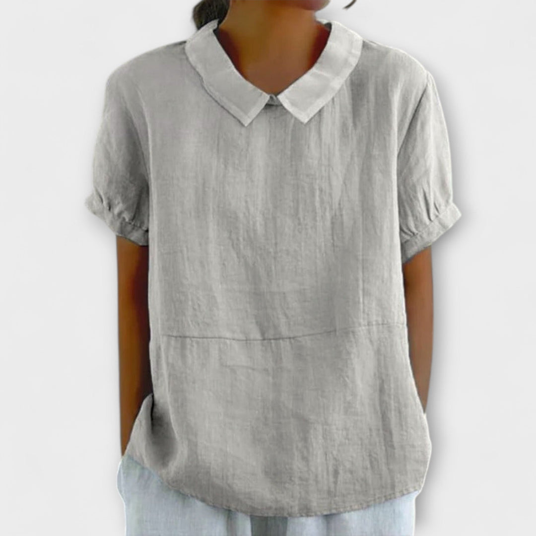 Lia | Kortærmet bluse