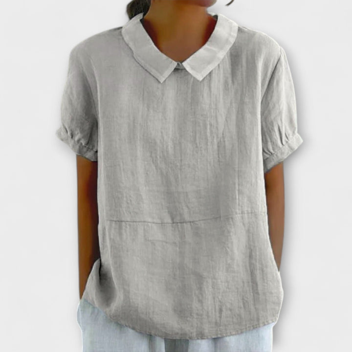 Lia | Kortærmet bluse