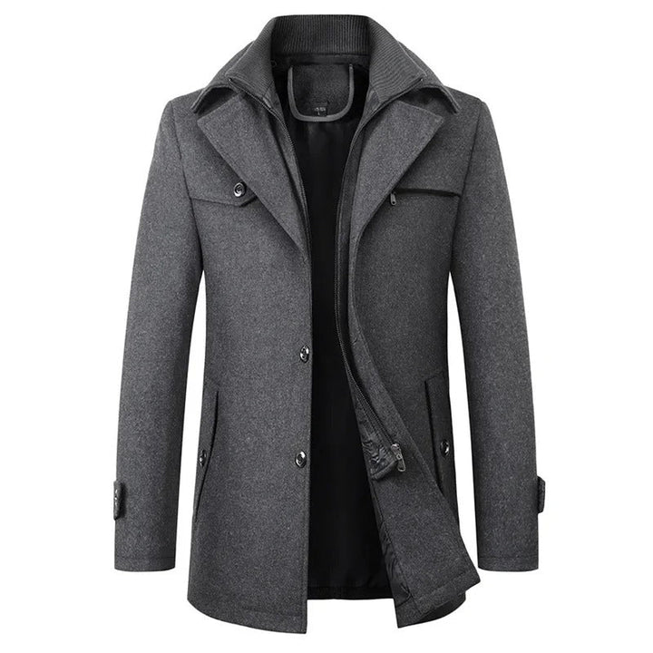 Elegant Uld Vinterjakke