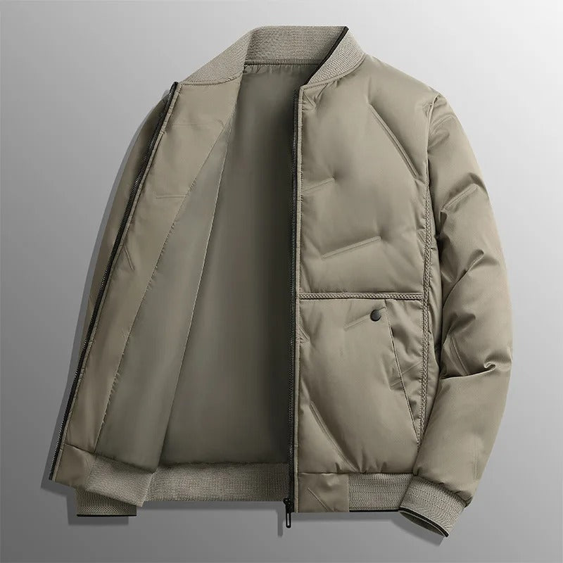 Elegant Bomulds Baseballjakke