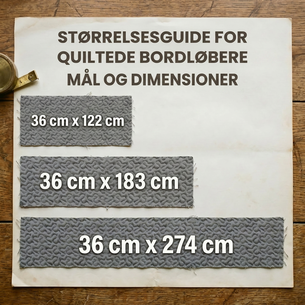 Quiltet bordløber - Magnolia Tranquila