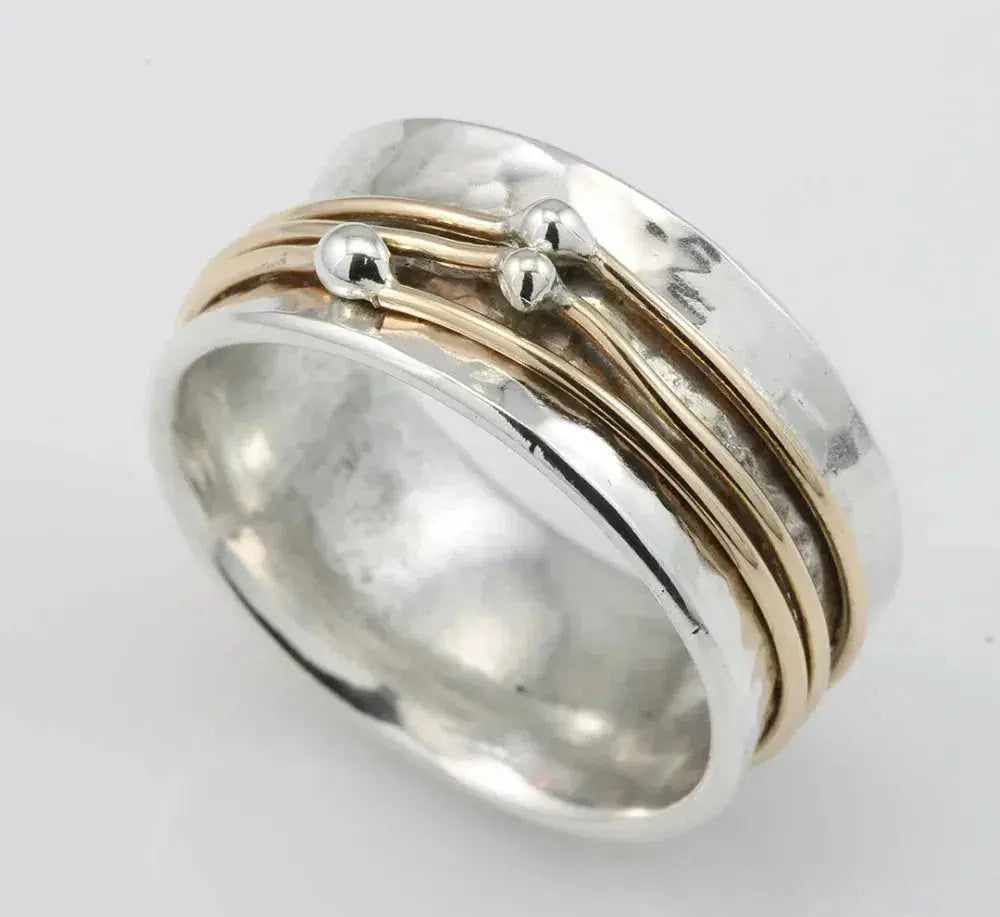 Guld Vintage Ring honning Sølvlag 