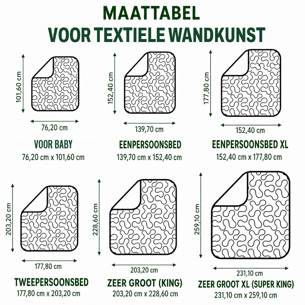 Aaltje - Vatteret tæppe Et Stykke af Mit Hjerte Lever i Paradis Kunstquilt Hængende