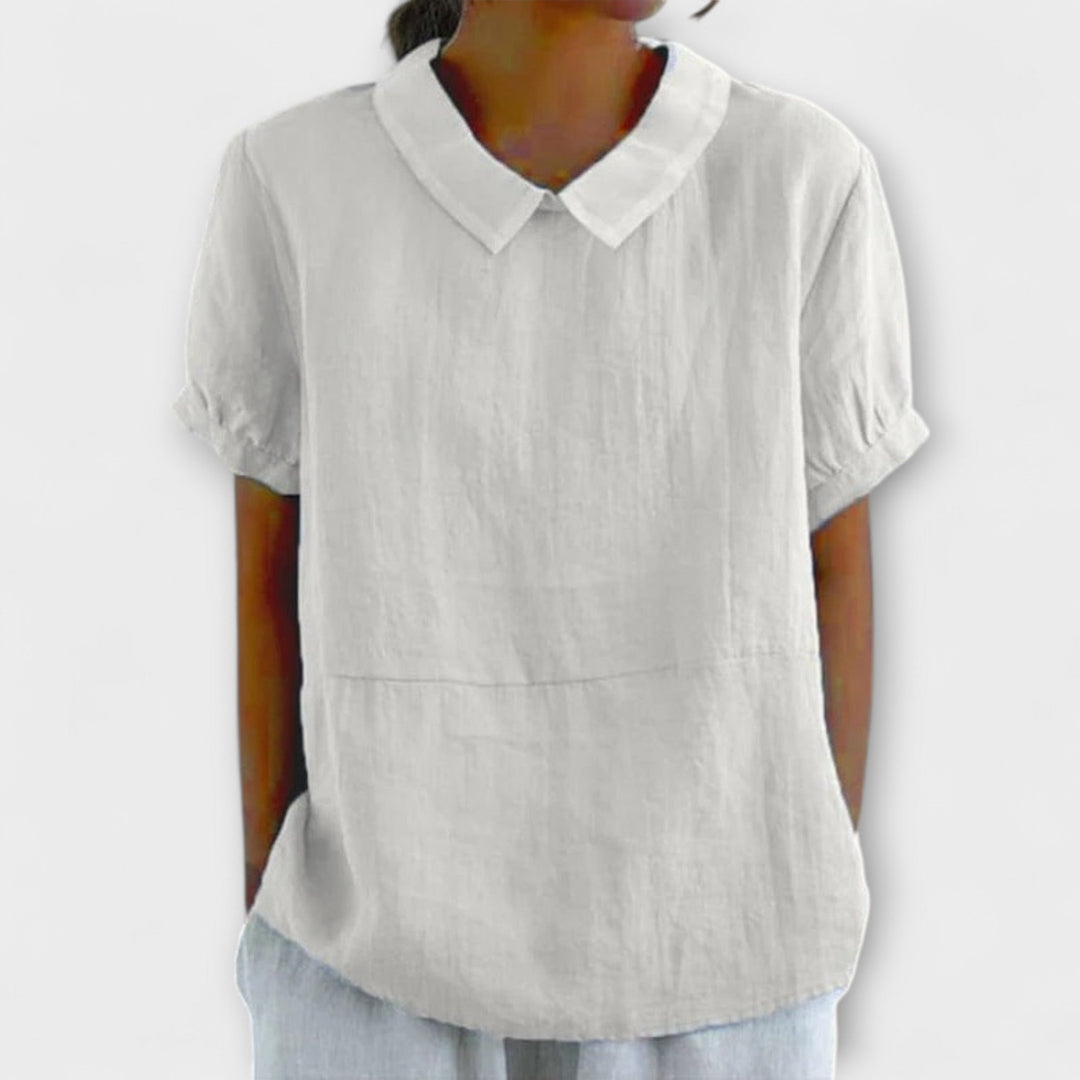 Lia | Kortærmet bluse