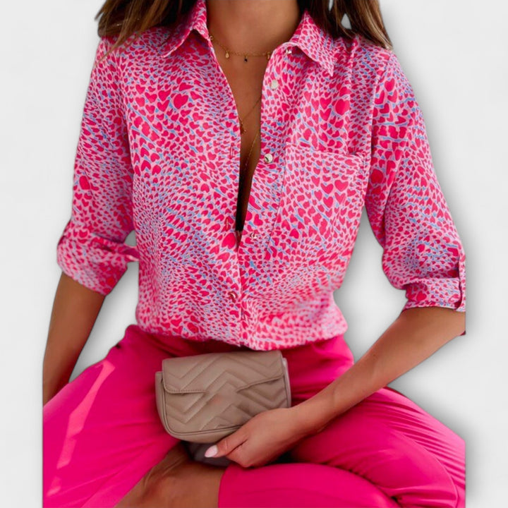 Klassisk bluse med krave